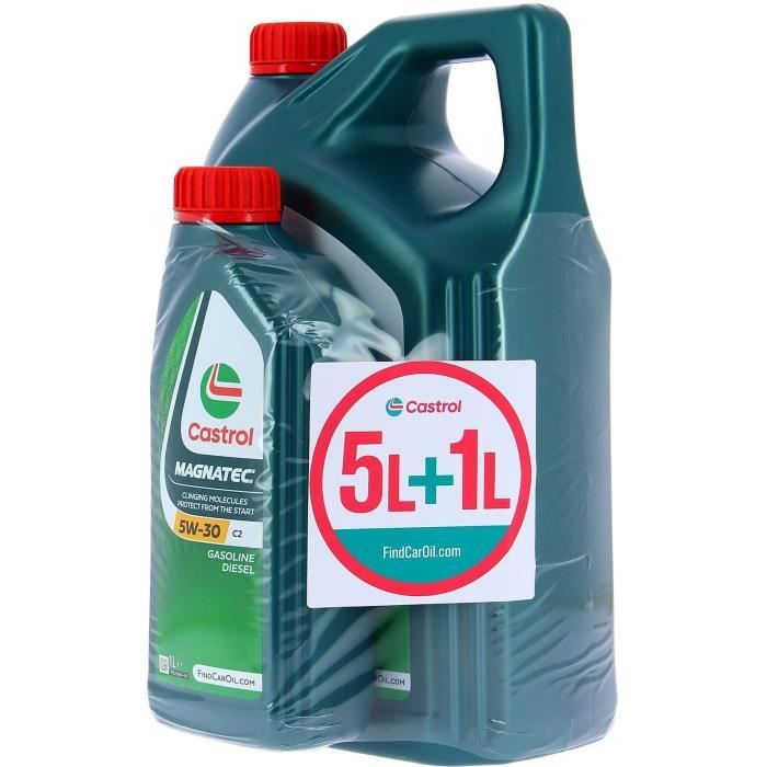 Huile Moteur - CASTROL MAGNATEC - 5W-30 C2 - 5L+1L - Offre spéciale