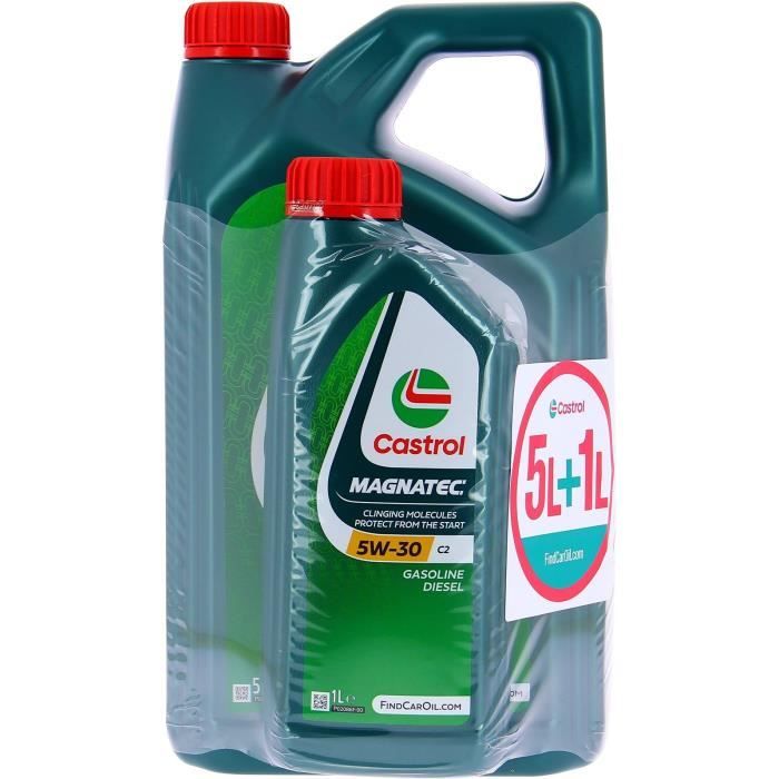 Huile Moteur - CASTROL MAGNATEC - 5W-30 C2 - 5L+1L - Offre spéciale