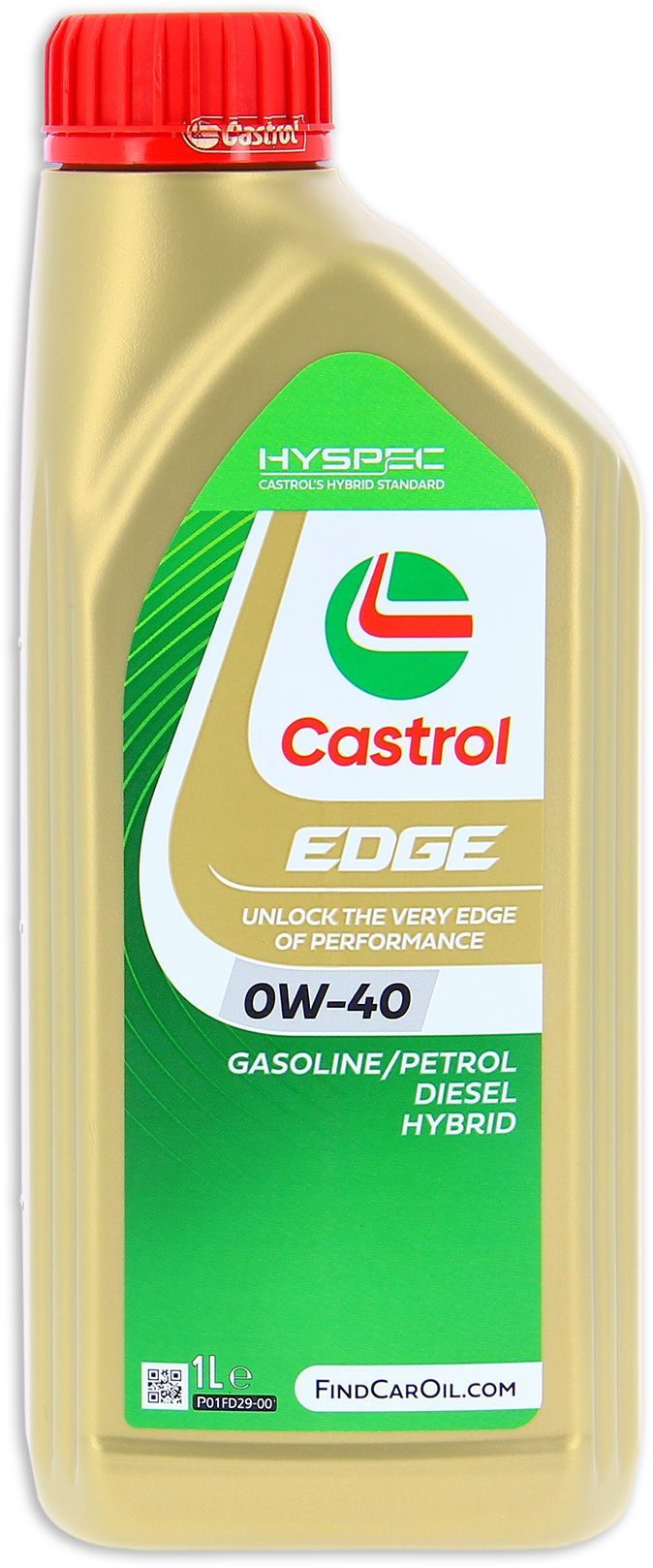 Huile moteur - CASTROL - EDGE 0W-40 - 1L