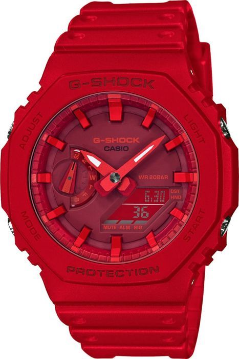 Montre CASIO G-SHOCK - Resitante aux chocs - Multifonctions - Rouge