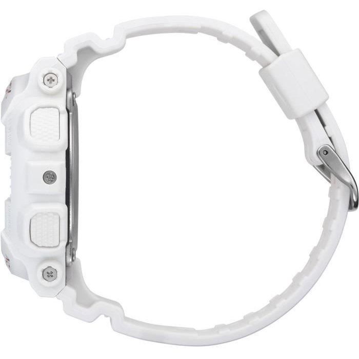 Montre Casio G-Shock Classic Femme Blanc - CASIO - Quartz - Double affichage - Adulte - Plastique - Ronde
