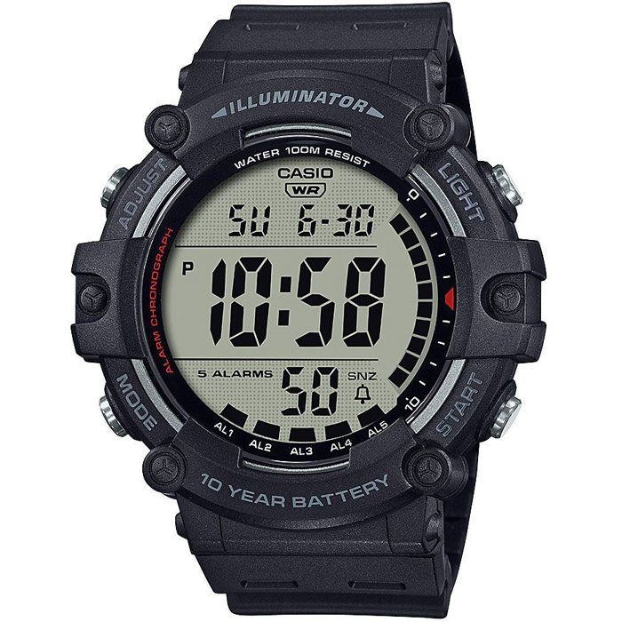 CASIO - Montre sport - Multifonctions - Noir