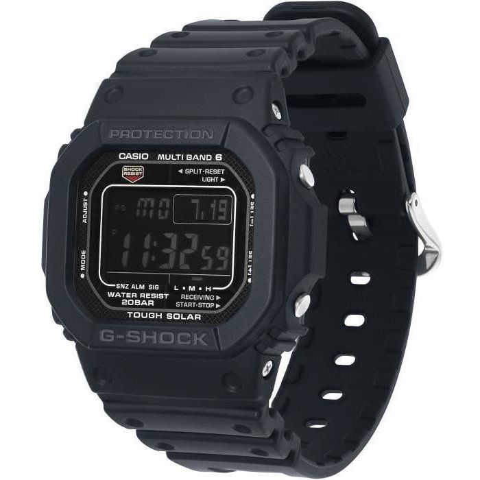 Montre - Casio - G-Shock The Origin - Homme - Noir - Énergie solaire - Étanchéité 20 Atm