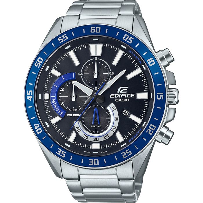Montre en acier inoxydable CASIO EDIFICE Gris