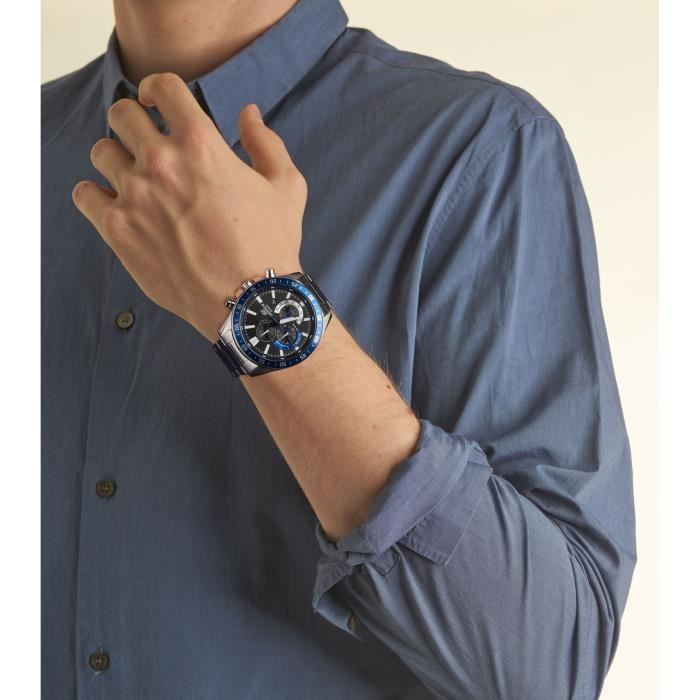 Montre en acier inoxydable CASIO EDIFICE Gris