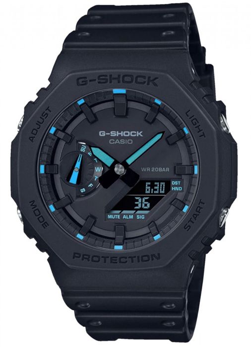Montre - CASIO - G-Shock - Noir et Bleu résiné