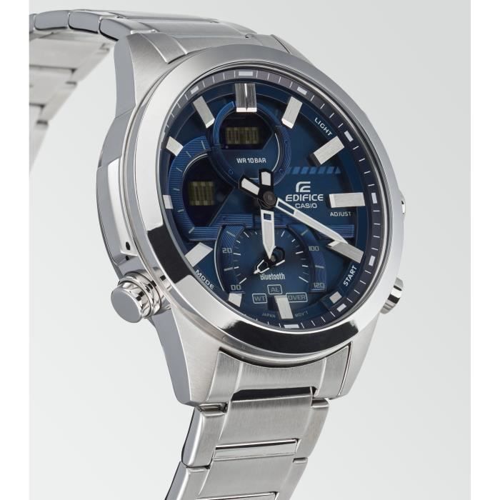 Montre - CASIO - ECB-30D-2AEF - 52,3mm - Bleu