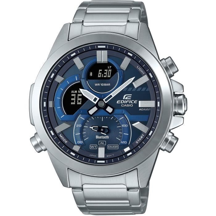 Montre - CASIO - ECB-30D-2AEF - 52,3mm - Bleu