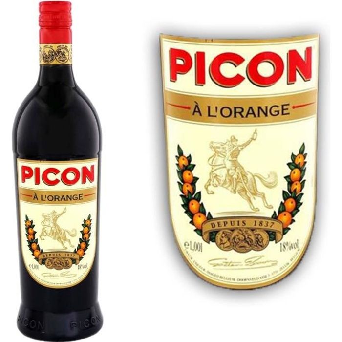 Picon Club orange 1 Litre 18°