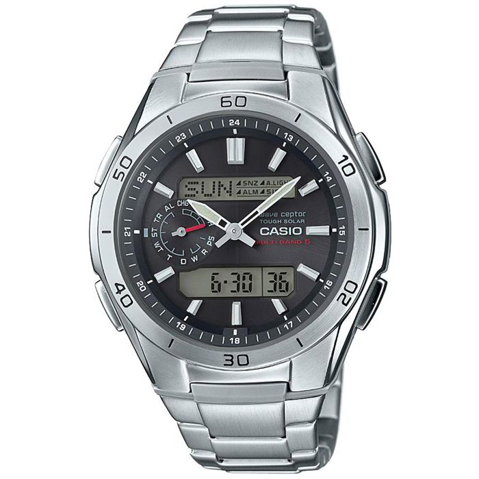 Montre - CASIO - WAVECEPTOR - Acier inoxydable - Quartz - Sport