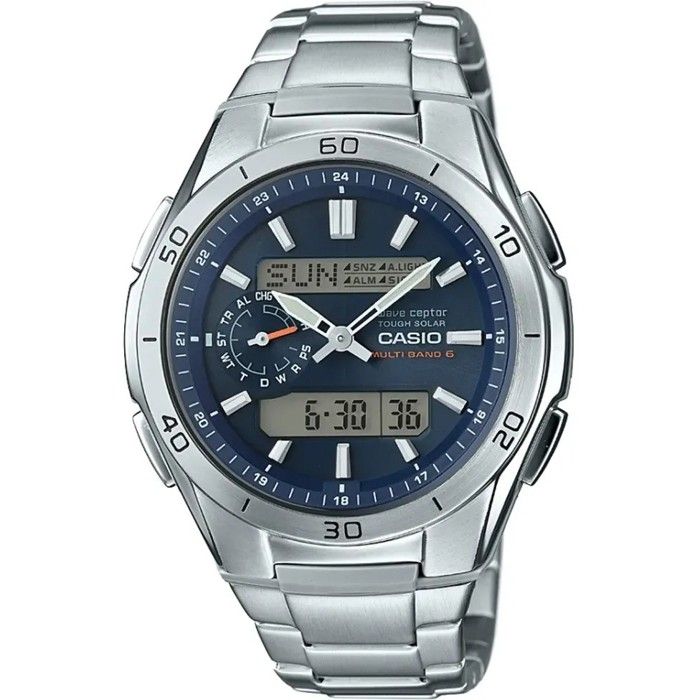 Montre - CASIO - WAVECEPTOR - Acier inoxydable - Quartz - Sport