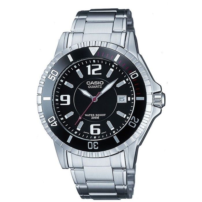 Montre - CASIO - BASIC - Acier inoxydable - Quartz - …tanchÈitÈ 20 Atm