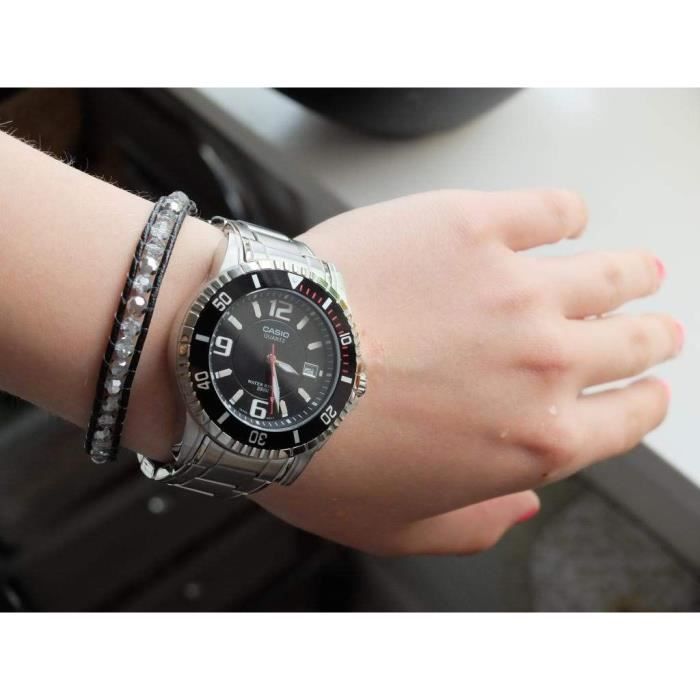 Montre - CASIO - BASIC - Acier inoxydable - Quartz - …tanchÈitÈ 20 Atm