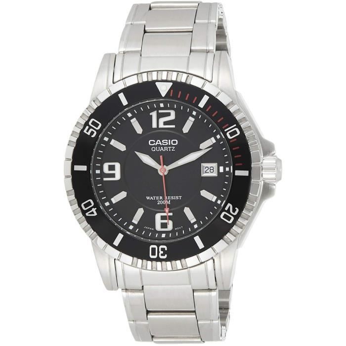 Montre - CASIO - BASIC - Acier inoxydable - Quartz - …tanchÈitÈ 20 Atm
