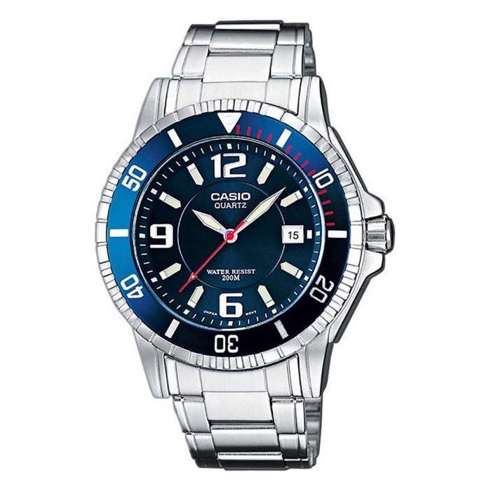 Montre en acier inoxydable CASIO BASIC Gris