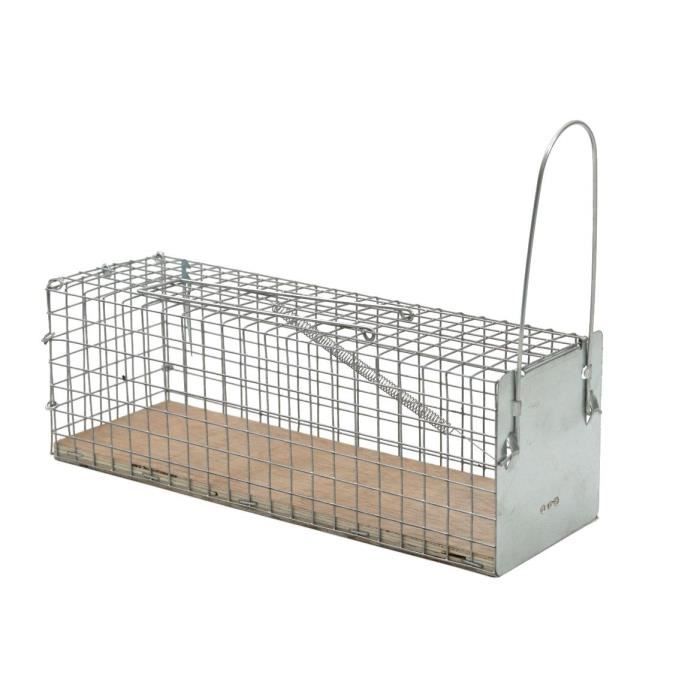 Nasse a Rat - CAUSSADE - Socle Bois Et Grillage Ultra RÈsistant - RÈutilisable - IntÈrieur Et ExtÈrieur