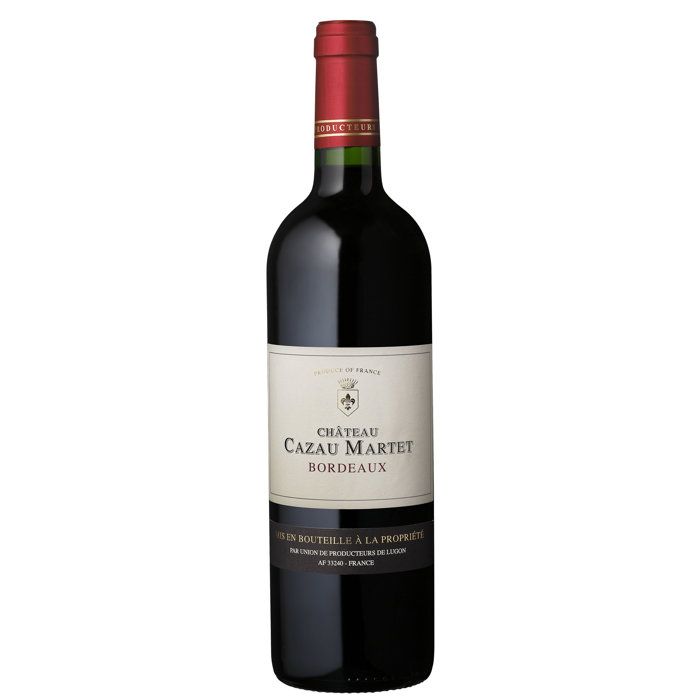 Château Cazau Martet 2020 Bordeaux - Vin rouge de Bordeaux - Bio