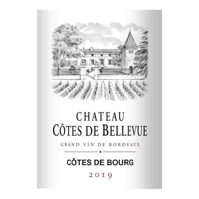 Ch‚teau CÙtes de Bellevue 2019 CÙtes de Bourg - Vin rouge de Bordeaux
