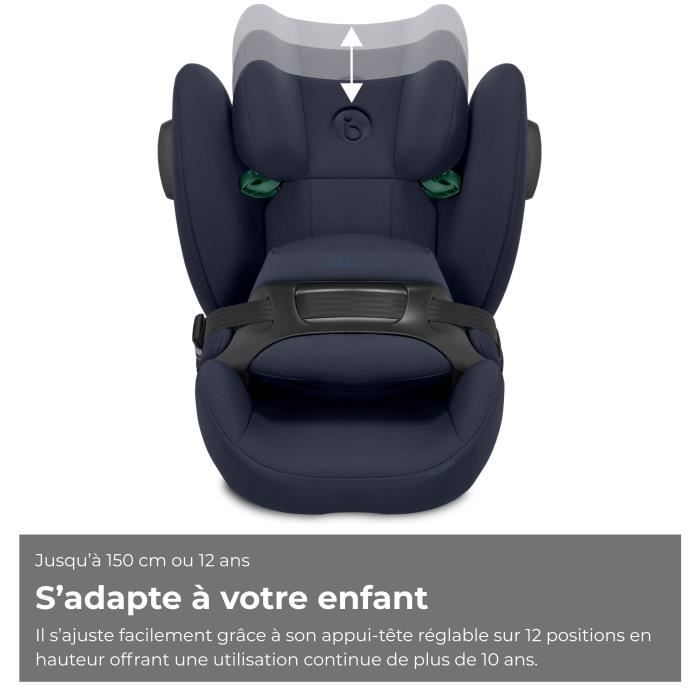 Siege auto Pallas B3 i-size Cbx by Cybex - 76 a 150 cm - 9 a 50 kg - 15 mois a 12 ans - Navy blue