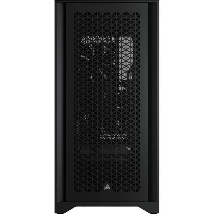 BoÓtier PC Gaming - CORSAIR - 4000D Airflow - Moyen Tour - Verre trempÈ - Noir (CC9011200WW)