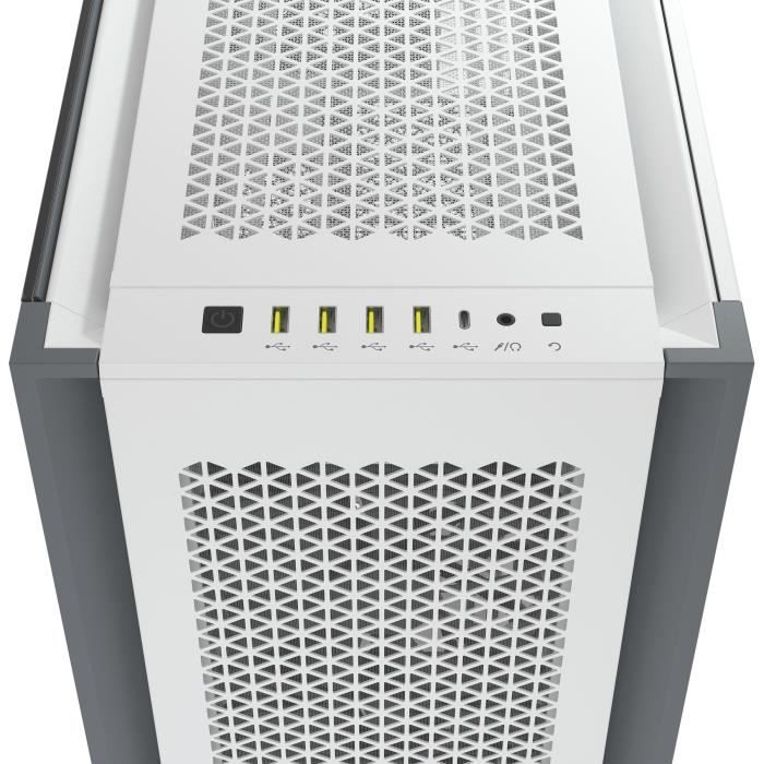 CORSAIR BoÓtier PC 7000D AIRFLOW Verre TrempÈ - Blanc (CC-9011219-WW)
