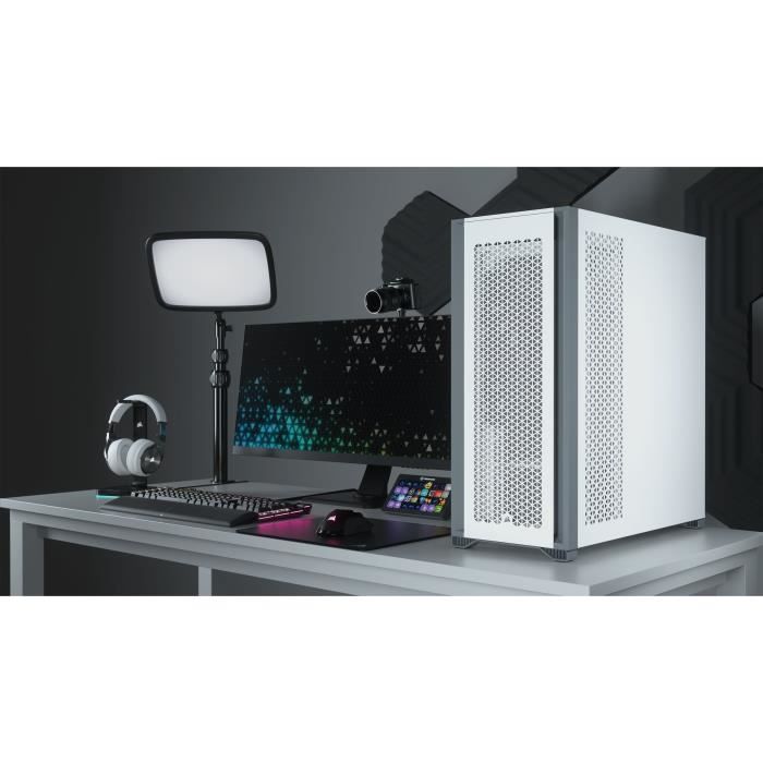 CORSAIR Boîtier PC 7000D AIRFLOW Verre Trempé - Blanc (CC-9011219-WW)
