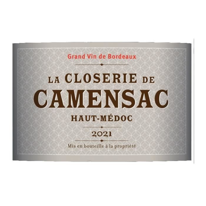 Closerie De Camensac 2021 Haut-Médoc Grand Cru - Vin rouge de Bordeaux