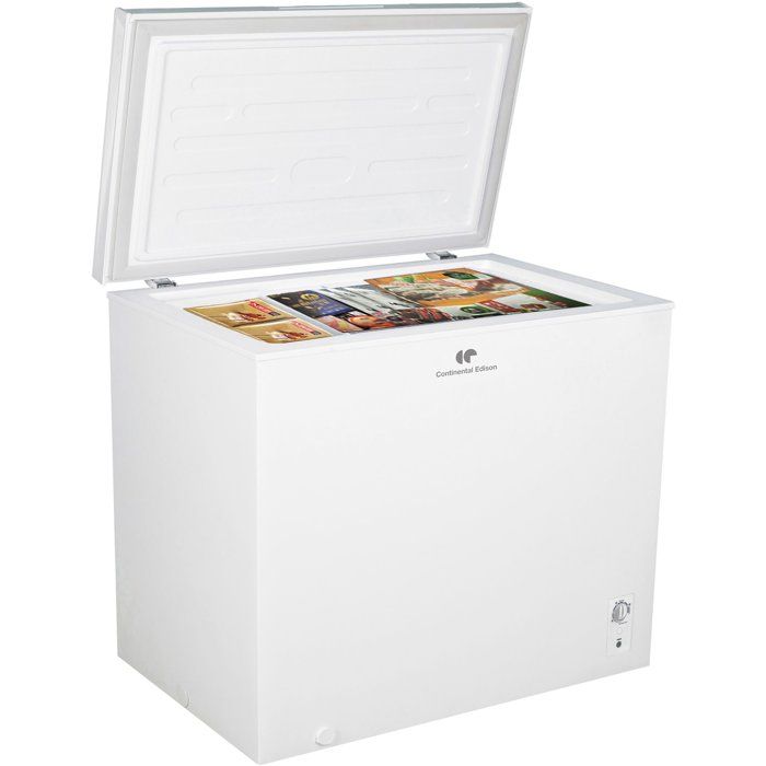 Congélateur coffre - CONTINENTAL EDISON - CECC291WD - Classe D - 291 L - 112,5 x 60,8 x 83,5 cm - Blanc