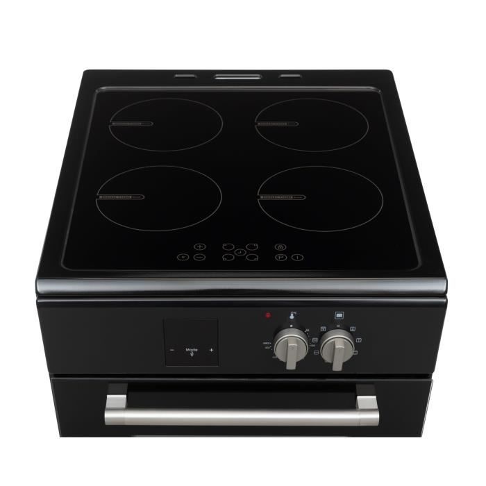 Cuisiniere a induction - CONTINENTAL EDISON - CECI3FCB2 - 4 feux - 50 x 85 x 60 cm - Noir