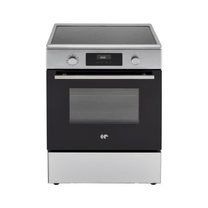 Cuisiniere induction - CONTINENTAL EDISON - CECI60FPS - 3 feux - L60 x H85 x P60 cm - Silver