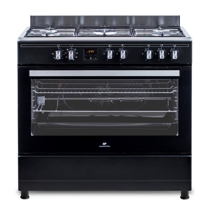 Cuisiniere piano four multifonctions catalyse - CONTINENTAL EDISON - CECP9060BDD- 95 L - Affichage digital - L90 x H 85 cm - Noir
