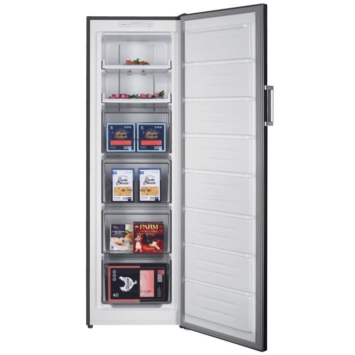 Congélateur armoire - CONTINENTAL EDISON - CECUF204NFSD - 204 L - Total No Frost - Classe D - Silver