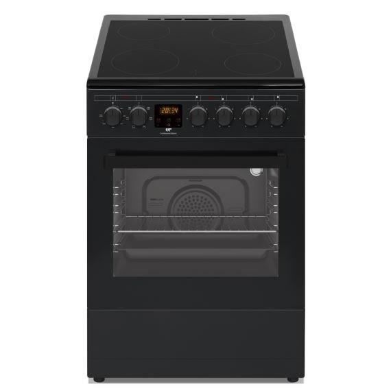 Cuisiniere vitrocÈramique CONTINENTAL EDISON CECV50FCB - 4 feux - L49.5 x H82.7 xP58 cm - Noir