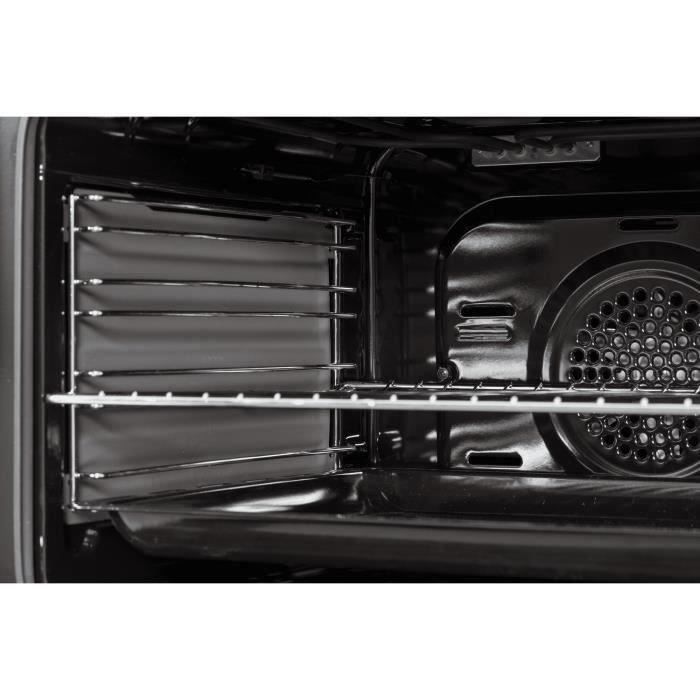 Cuisiniere vitrocÈramique CONTINENTAL EDISON CECV60FCB - 4 feux - L58,8 xP61 xH83 cm - Noir