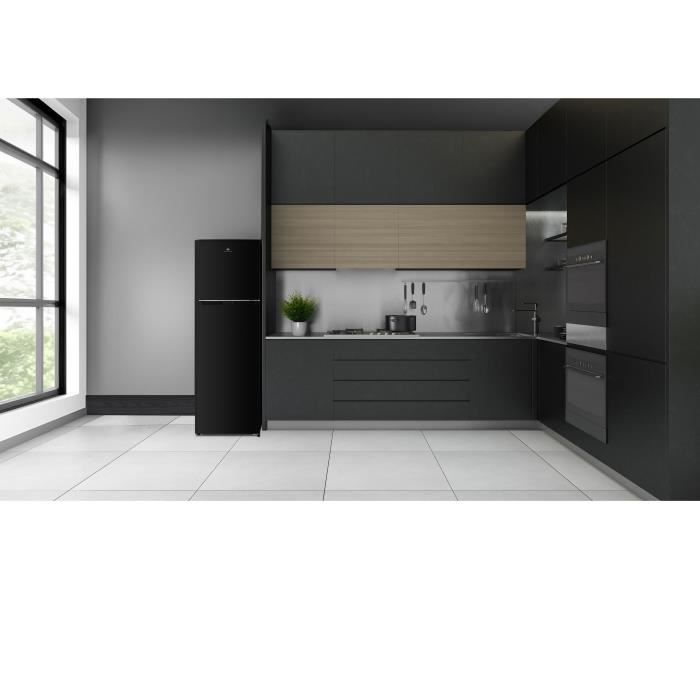 RÈfrigÈrateur congÈlateur haut CONTINENTAL EDISON† - 247L - Total No Frost - Noir - L54,5 cm x H167 cm