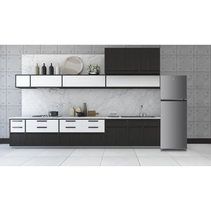 RÈfrigÈrateur congÈlateur haut CONTINENTAL EDISON CEF2D334NFS - total No Frost - Classe E - moteur inverter - 334L -L60xH170cm Inox