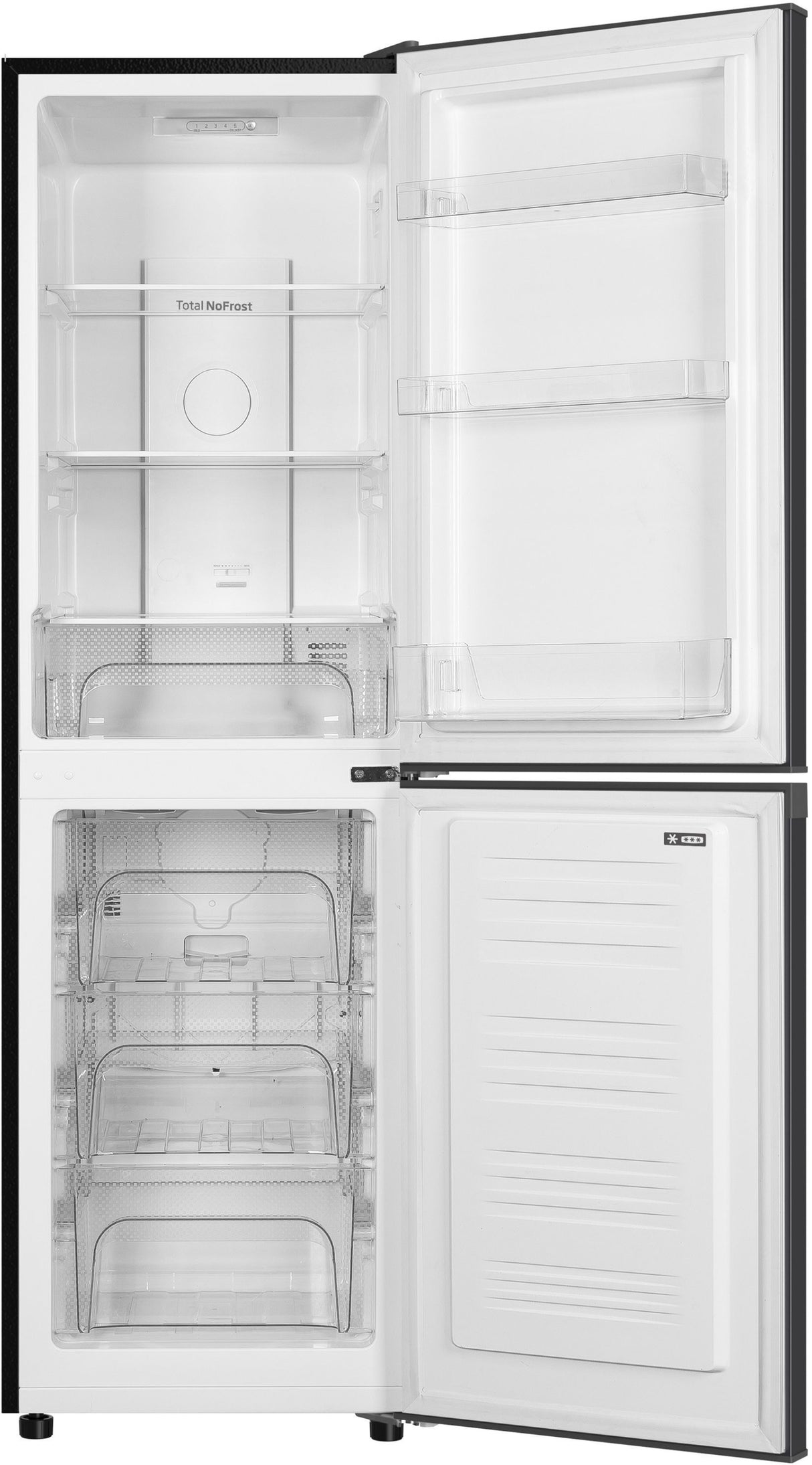 Réfrigérateur congélateur bas - CONTINENTAL EDISON - CEFC193NFB3 - Classe E - 193 L - 48 x 57,5 x 154 cm - Noir