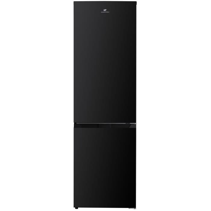 Réfrigérateur congélateur bas CONTINENTAL EDISON - 253L - Total No Frost (Sans givre)- Noir
