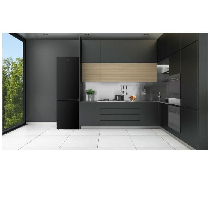 RÈfrigÈrateur congÈlateur bas CONTINENTAL EDISON - 253L - Total No Frost - Noir
