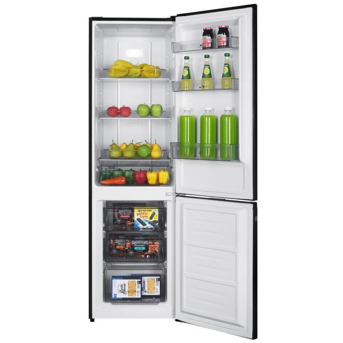 RÈfrigÈrateur congÈlateur bas CONTINENTAL EDISON - 253L - Total No Frost - Noir