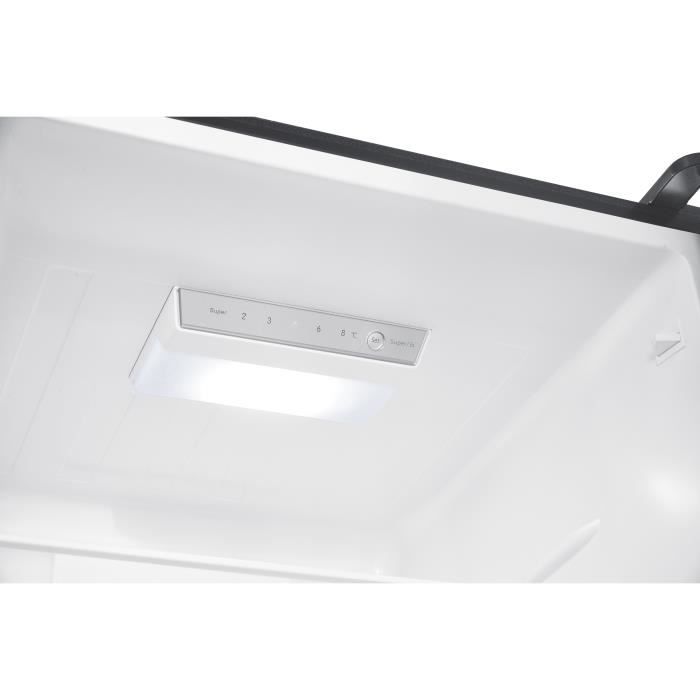 RÈfrigÈrateur congÈlateur bas - CONTINENTAL EDISON - 325L - Total No Frost - distributeur d'eau- Noir - Classe D