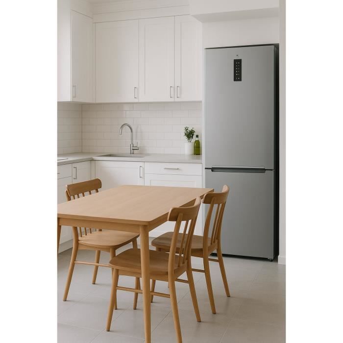 Réfrigérateur congélateur bas - CONTINENTAL EDISON - CEFC428NFIXD - 427 L - Classe D - 70 x 71,2 x 173 cm - Silver