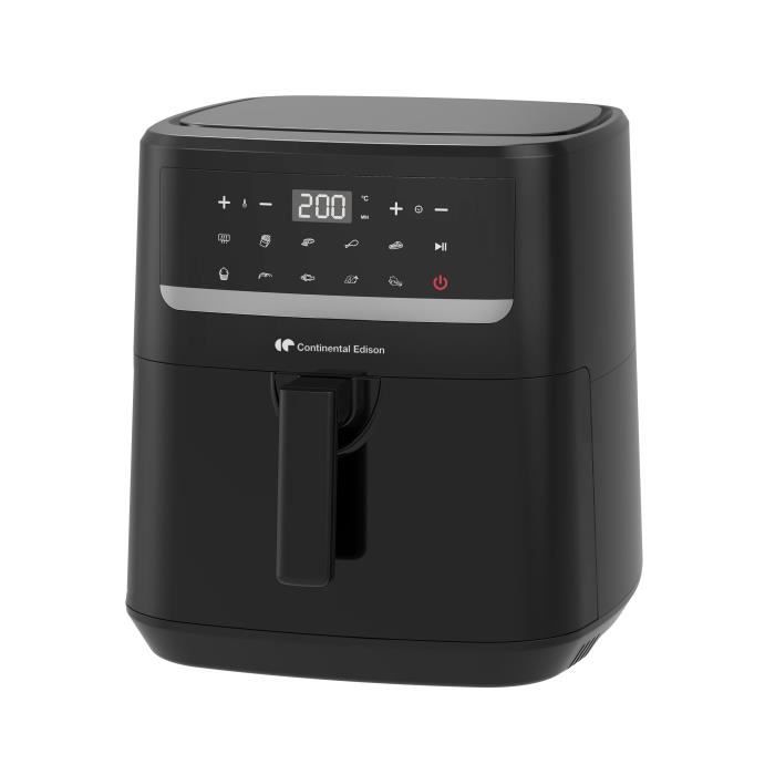 Friteuse a air sans huile - CONTINENTAL EDISON - CEFR240092L - 1800 W - 9,2 L - Noir