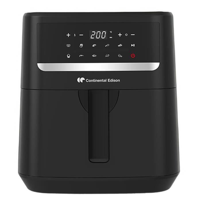 Friteuse a air sans huile - CONTINENTAL EDISON - CEFR240092L - 1800 W - 9,2 L - Noir