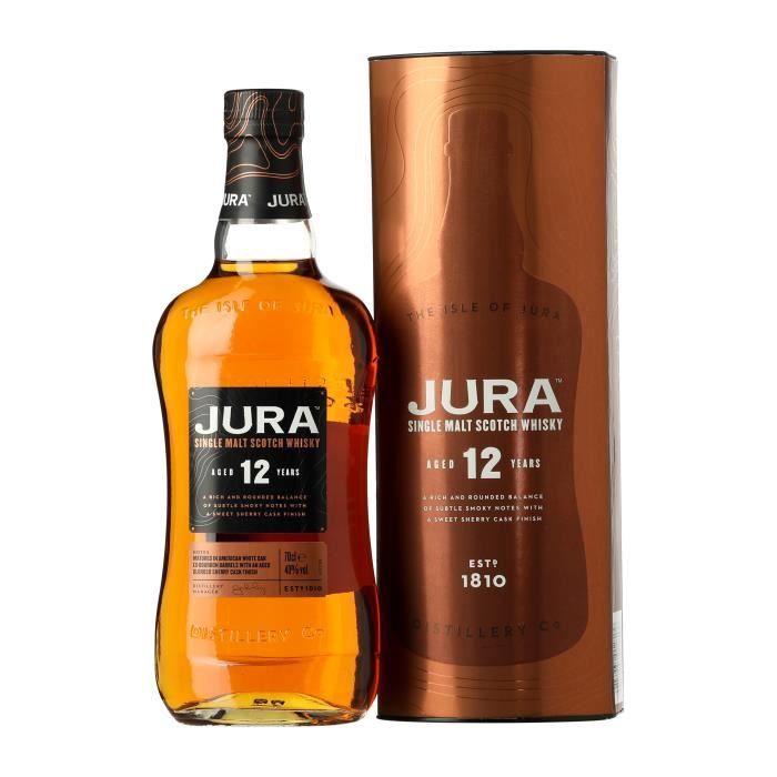 Jura 12 ans 70 cl etui