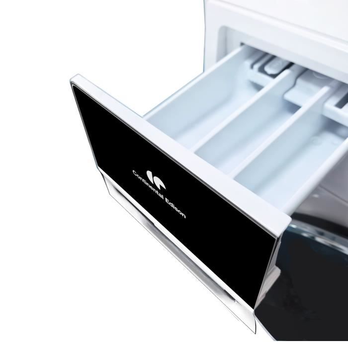 Lave-linge hublot - CONTINENTAL EDISON - CELL1012DDW1 - 10kg - MOTEUR INDUCTION DIRECTE SANS COURROIE - 60 cm - 1200 trs/min - Blanc