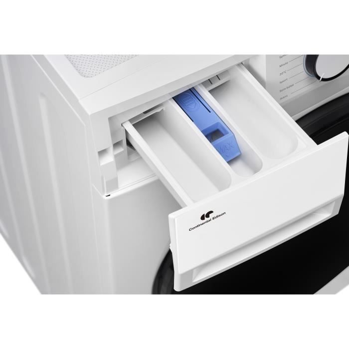Lave-linge hublot CONTINENTAL EDISON CELL1214IWS -12kg - Largeur 60 cm - Classe A - 1400 trs/min - moteur induction - blanc