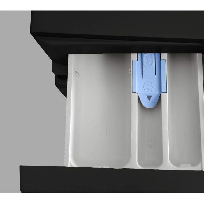 Lave-linge hublot - Pose libre - CONTINENTAL EDISON - CELL712IBP - 7 kg - Induction - 60 cm - 1200 trs/min - Noir mat