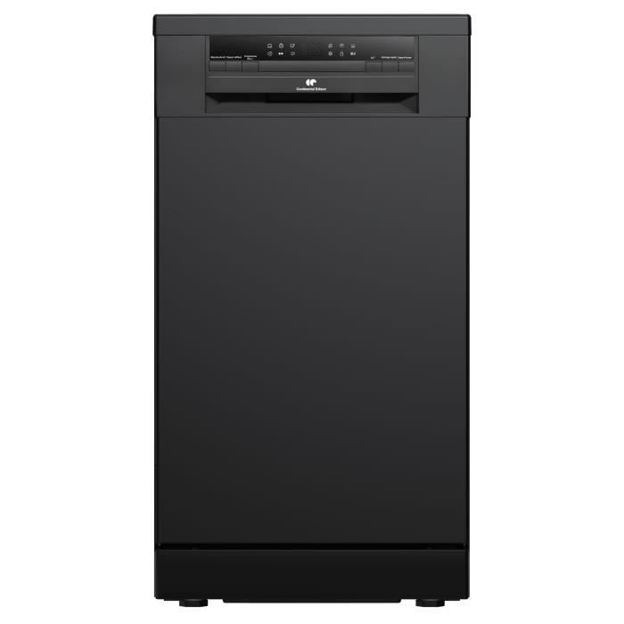 Lave-vaisselle pose libre - CONTINENTAL EDISON - CELV1145B - 11 couverts - 45 cm - 45 dB - Noir