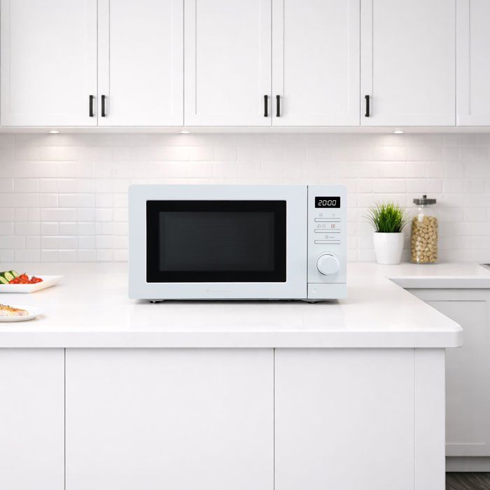 Micro-ondes - CONTINENTAL EDISON - CEMO20DW - Blanc - 1050 W - 20 L - 43,4 x 32,9 x 24,1 cm